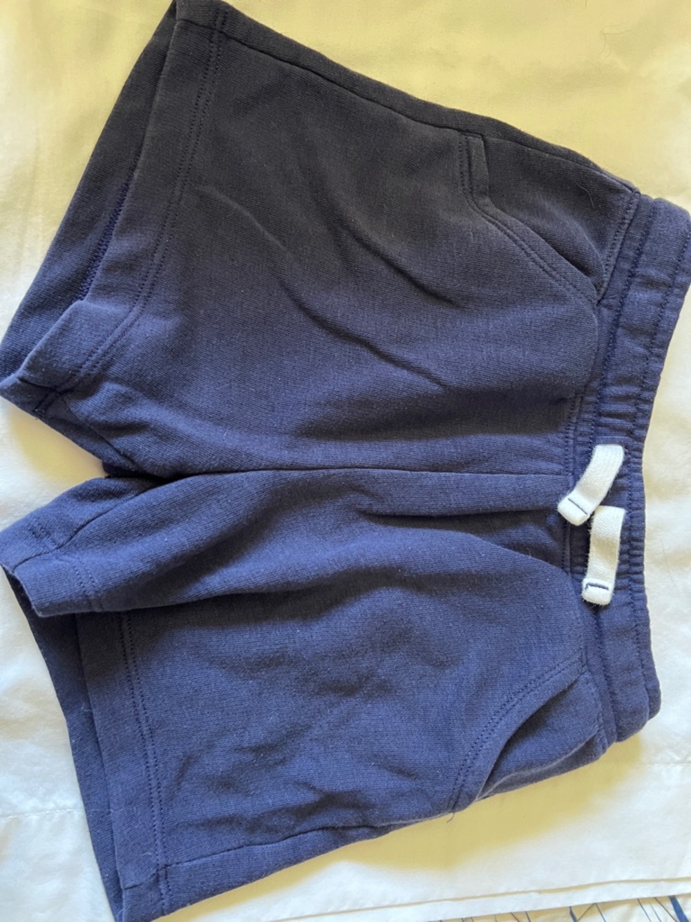 Old Navy Navy Blue Drawstring Kids Shorts